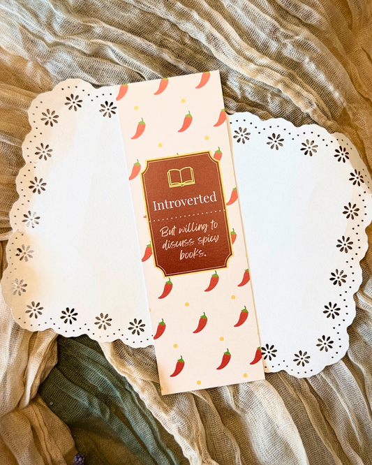 Introverted but spicy Bookmark